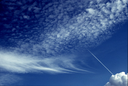 Ciel et trainée